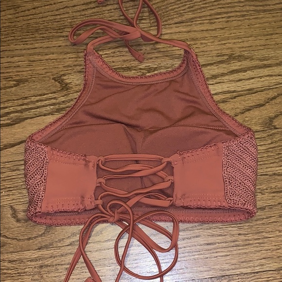 Burnt Orange Target Bathing Suit Set - Picture 4 of 5